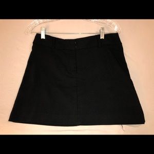 Short black skirt